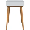 vidaxl Makiažo stalas FAUSKE Balta 76 x 50 x 78 cm