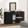 Makiažo stalas Juoda 50 x 41 x 135 cm Apdirbta mediena