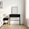 Makiažo stalas Juodojo ąžuolo 81 x 40 x 131 cm Apdirbta mediena