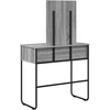 Makiažo stalas Pilka Sonoma 81 x 40 x 131 cm Apdirbta mediena