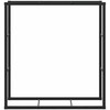 Malkų lentyna Juoda 110x30x116 cm Plienas