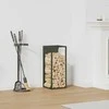 Malkų lentyna Olive Žalias 25x25x60 cm Šaltai valcuotas plienas
