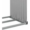 Malkų stovas, pilkas, 120x45x100cm, galvanizuotas plienas