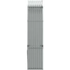 Malkų stovas, pilkas, 120x45x210cm, galvanizuotas plienas