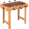 Mažas stalo futbolo stalas, klevo spalvos, 69x37x62cm
