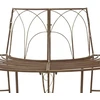 Lauko baldų komplektas Medžio suolelis 4-Vietų skaičius 160 x 80 x 89 cm Plienas