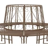 Lauko baldų komplektas Medžio suolelis 8-Vietų skaičius Ø 160 x 89 cm Plienas