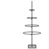 Metalinė Kalėdų eglutė, juodos spalvos, 60 cm