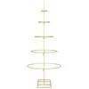 Metalinis Kalėdų medis s stovu Auksinė 125 cm