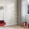 Metalinis Kalėdų medis s stovu Auksinė 180 cm