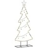 Metalinis Kalėdų medis s stovu Juoda 125 cm Plienas