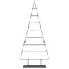 Metalinis Kalėdų medis s stovu Juoda 150 cm Plienas