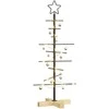 Metalinis Kalėdų medis s stovu Juoda 89 cm