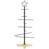 Metalinis Kalėdų medis s stovu Juoda 89 cm