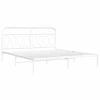 Lova Metalinis lovos rėmas su galvūgaliu, baltos spalvos, 193x203cm