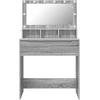 Miegamojo persirengimo stalai Pilkas Sonoma 80 x 39,6 x 135 cm
