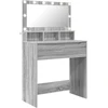 Miegamojo persirengimo stalai Pilkas Sonoma 80 x 39,6 x 135 cm