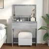 Miegamojo persirengimo stalai Pilkas Sonoma 80 x 39,6 x 135 cm