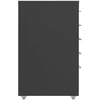 Mobili spintelė dokumentams, antracito, 28x41x69cm, metalas