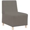 Modulinis sofa vienetas be rankų 2 pcs Šviesiai pilka