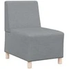 Modulinis sofa vienetas be rankų 3 pcs Šviesiai pilka