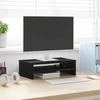 TV staliukas Monitoriaus stovas, juodo ąžuolo, 42x24x13 cm, inžinerinės medienos