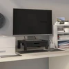 TV staliukas Monitoriaus stovas, juodos spalvos, 43x30,5x13cm