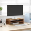 TV staliukas monitoriaus stovas Old Wood 42x24x13 cm Engineered Wood