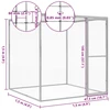 Narvas katėms, 1,5x1,5x1,5m, galvanizuotas plienas