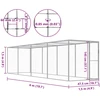 Narvas katėms, 6x1,5x1,5m, galvanizuotas plienas