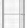 Narvas katėms, 6x1,5x1,5m, galvanizuotas plienas