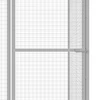 Narvas katėms, 6x3x2,5m, galvanizuotas plienas