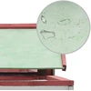 Narvas triušiams, raudonas, 310x70x87 cm, pušies/eglės masyvas