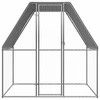 Narvas viščiukams, sidabrinis ir pilkas, 2x2x2m, plienas