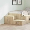 Oppbevaringsskap 2 pcs Sonoma ąžuolas 108 x 41 x 40 cm