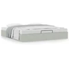 Osmanų lovos rėmas be čiužinio šviesiai pilkas 160x200cm Velvet