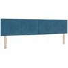 Otmana lova su matracsu ir LED Tamsi mėlyna 200 x 200 cm