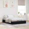 Lova Otomano lovos rėmas Juoda 153 x 203 cm Audinys