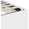 Lova Otomano lovos rėmas su saugykla Balta 193 x 120 x 25 cm