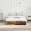 Lova Otomano lovos rėmas Sendintos medienos 135 x 190 cm
