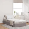 Otomano lovos rėmas su saugykla Taupe 100 x 200 cm audinys