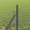 Heksagonalinė tvoros tvirtinimo sistema 10 x 0,8 m Pilka