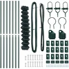 Grandinės tvoros tvirtinimas 10 x 1,2 m PVC dengtas plienas