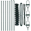 Grandinės tvoros tvirtinimas 10 x 1,4 m PVC dengtas plienas