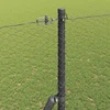 Heksagonalinė tvoros tvirtinimo sistema 10 x 1,5 m Pilka