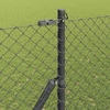 Grandinės tvoros tvirtinimas 10 x 1,5 m PVC dengtas plienas