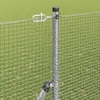 Suvirintas vielos tvora žemės tvirtinimas 10 x 1,5 m Sidabrinė