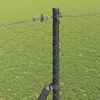 Heksagonalinė tvoros tvirtinimo sistema 10 x 1,5 m Pilka