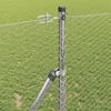 Tvora su stulpais Sidabro 1.2 x 25 m PVC dengtas plienas 3352959