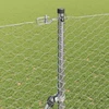 Heksagonalinė tvoros tvirtinimo sistema 25 x 1,6 m Sidabrinė